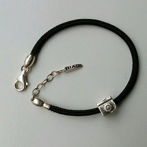 Biagi charm bracelet with Sterling Silver camera